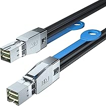 Amazon.co.jp: 10Gtek 12Gbps Mini SAS HD SFF-8644 to SFF-8644